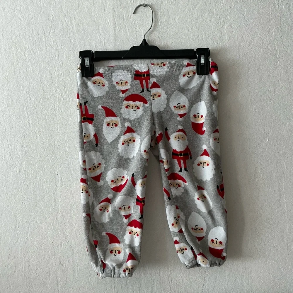 Carter’s Toddler Red & Gray Santa Pajamas Set